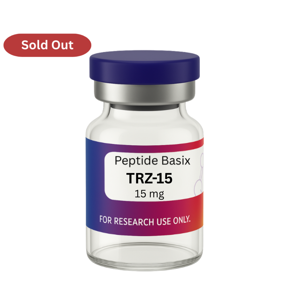 Peptide Basix TRZ 15mg research compound, lyophilized powder