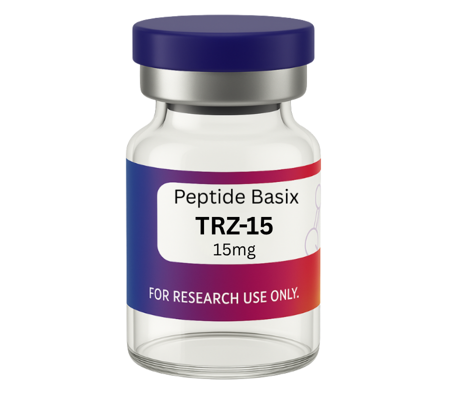 Peptide Basix Tirzepatide 15mg lyophilized peptide vial