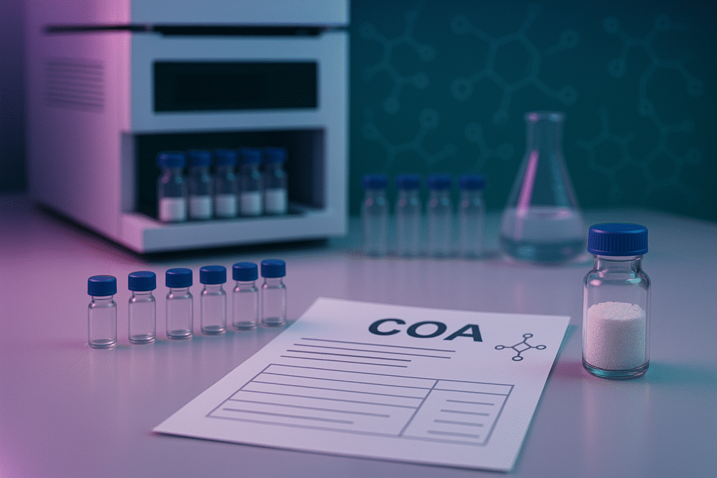 How to read a COA example