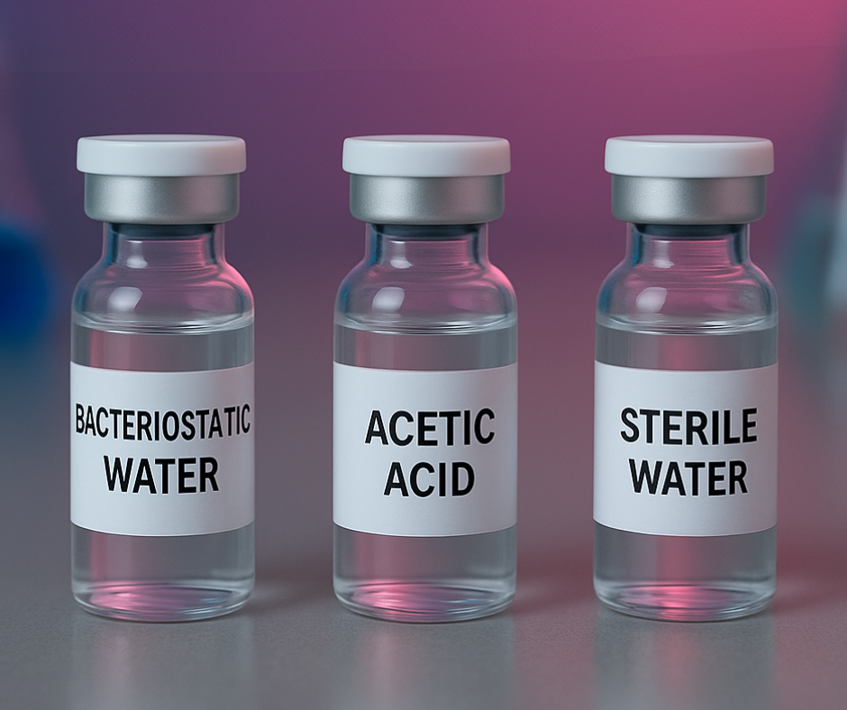Peptide reconstitution: mixing lyophilized peptide with laboratory solution