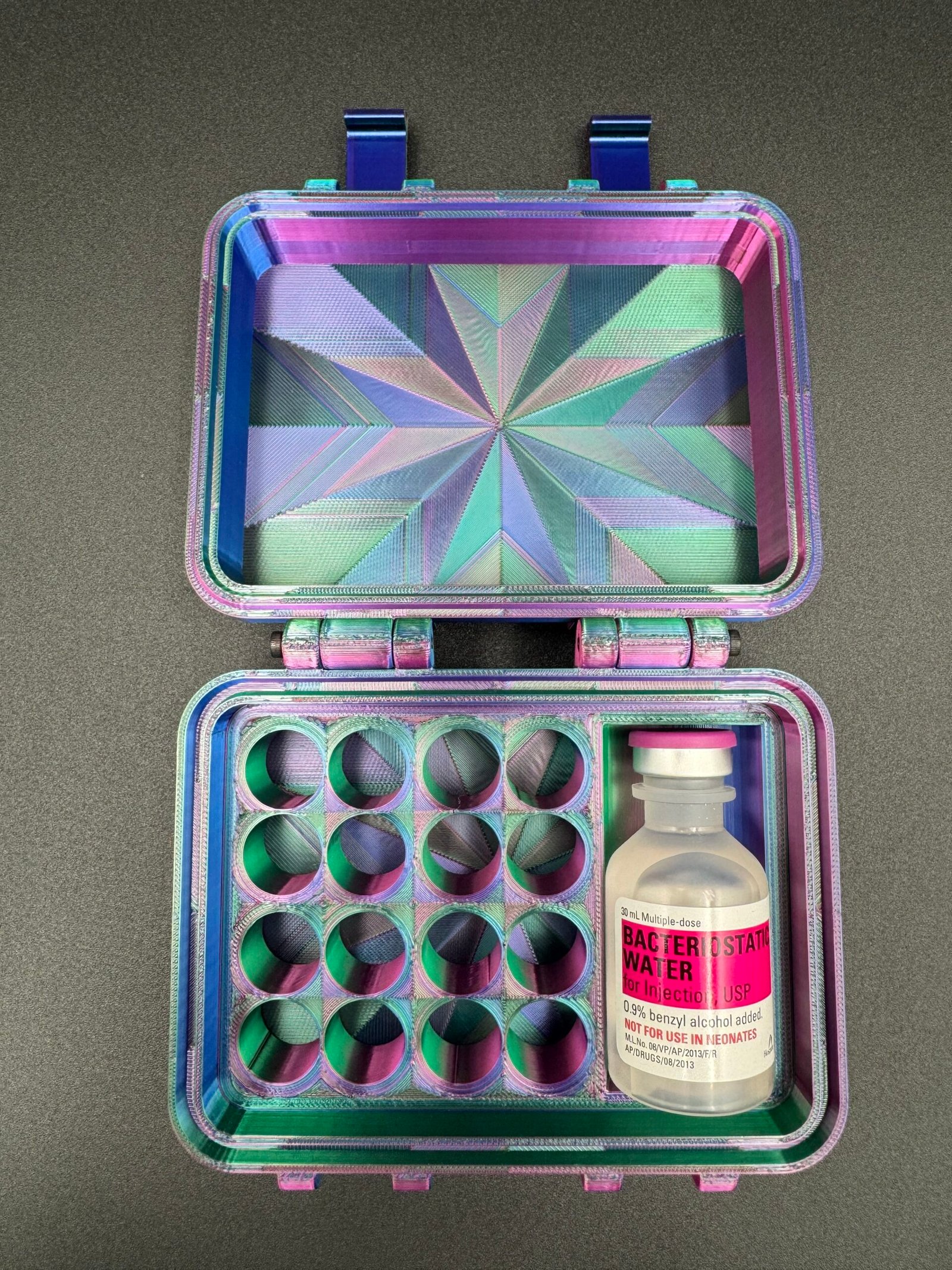 Starburst Research Case – 16 Slot with BAC Water Holder - Image 5