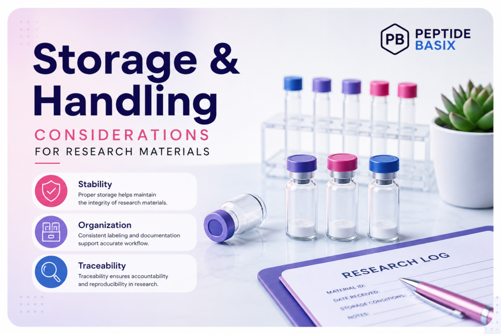 peptide storage and handling in research